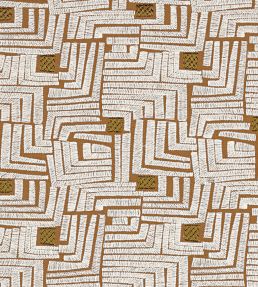 Composition Fabric by Casamance Orange Terreux