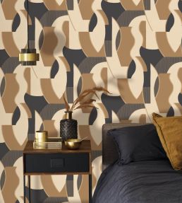 Concept Wallpaper by Casadeco Lin/Noir