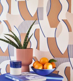 Concept Wallpaper by Casadeco Naturel/Bleu