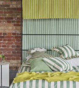 Conduit Stripe Fabric by Designers Guild Celadon