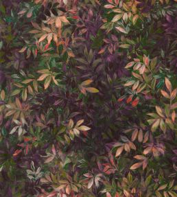 Congo Wallpaper by Clarke & Clarke Amethyst/Emerald