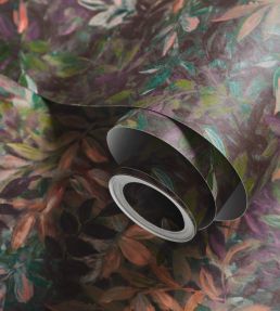 Congo Wallpaper by Clarke & Clarke Amethyst/Emerald