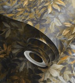 Congo Wallpaper by Clarke & Clarke Noir