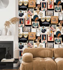 Connecting Frames Wallpaper by Brand McKenzie Black & White