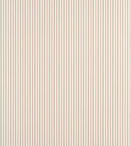Conner Stripe Wallpaper by Thibaut Green and Pink