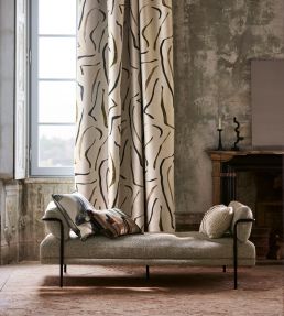 Contour Jacquard Fabric by Black Edition Halite