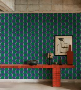 Copacabana Wallpaper by Tres Tintas Cobalto