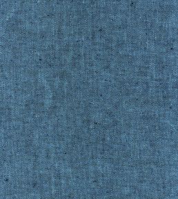 Coppice Plain Fabric by Ian Mankin Marine Blue