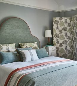 Fretwork Fabric by Prestigious Textiles Frost
