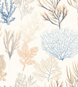 Corail Wallpaper by Casadeco Bleu