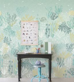 Coral Escape Mural by Eijffinger
