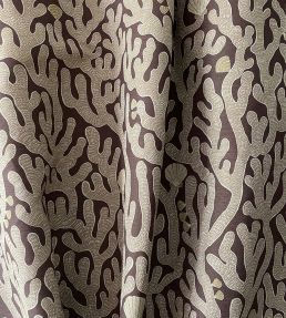 Coral Fabric by Josephine Munsey Purple Brown