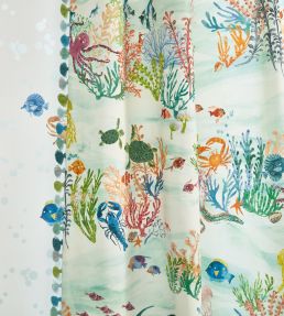 Coral Kingdom Fabric by Villa Nova Coral