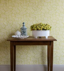 Coral Wallpaper by Langelid Von Bromssen Dusky Lemon