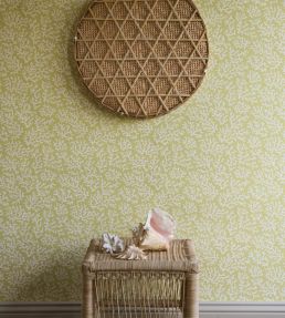 Coral Wallpaper by Langelid Von Bromssen Dusky Lemon