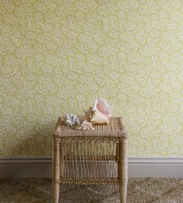 Coral Wallpaper by Langelid Von Bromssen Dusky Lemon