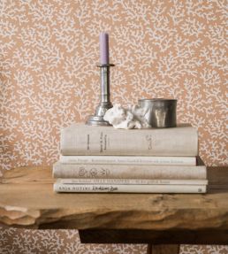 Coral Wallpaper by Langelid Von Bromssen Peach