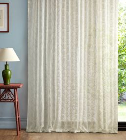 Coral Mount Fabric by Sanderson Seaspray White
