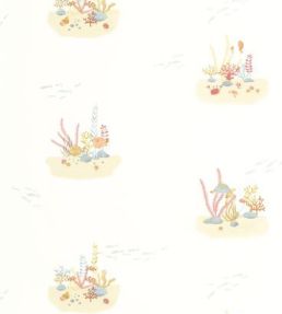 Coral Reef Wallpaper by Casadeco Rouge Corail
