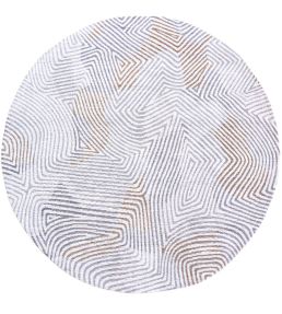 Louis De Poortere Coral Round rug Oyster White 115957 Oyster White