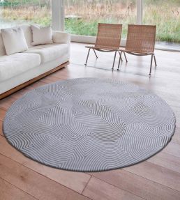 Louis De Poortere Coral Round rug Oyster White 115957 Oyster White