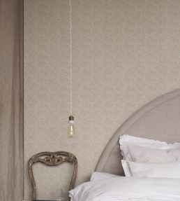 Coral Wallpaper by Sandberg Beige