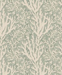 Coral Stripe Wallpaper by Madeaux 01 Pale Ocean