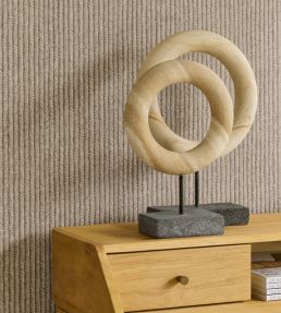 Corduroy Rib Wallpaper by Eijffinger Silver Grey