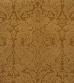 Cordwain Velvet Fabric by Schumacher Gold