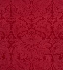 Cordwain Velvet Fabric by Schumacher Red