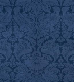 Cordwain Velvet Fabric by Schumacher Sapphire