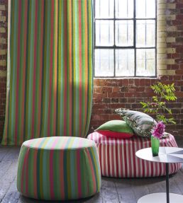 Cork Street Stripe Fabric by Designers Guild Emerald