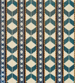 Cornaro Fabric by Osborne & Little Petrol/Navy