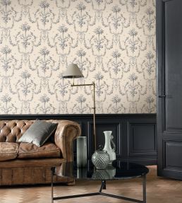 Corne D'Abondance Wallpaper by Casadeco Noir Fusain