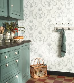Corne D'Abondance Wallpaper by Casadeco Bleu Faience