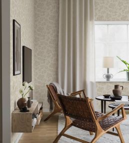 Cornelia Wallpaper by Borastapeter Beige