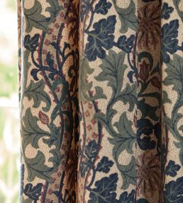 Cornflower Embroidery Fabric by Morris & Co Woad/Forest