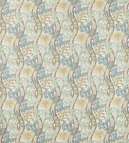 Cornflower Fabric by Morris & Co Lemon/Sage