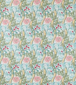 Cornflower Fabric by Morris & Co Rose/Woad