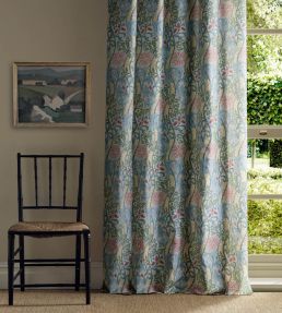 Cornflower Fabric by Morris & Co Rose/Woad