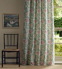 Cornflower Fabric by Morris & Co Russet/Forest