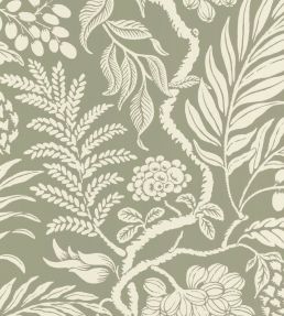 Cornucopia Wallpaper by Langelid Von Bromssen Khaki