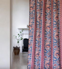 Coromandel Fabric by Marvic Indigo