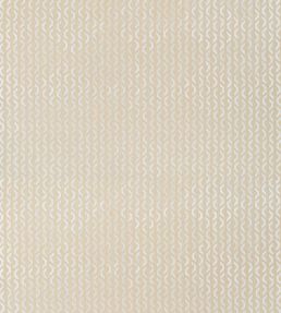Coronado Embroidery Fabric by Thibaut Beige