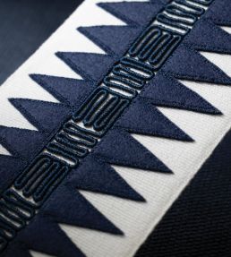 Corrales Applique Border Trimming by Samuel & Sons Midnight