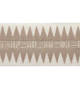 Corrales Applique Border Trimming by Samuel & Sons White Sands
