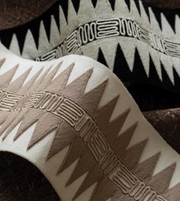 Corrales Applique Border Trimming by Samuel & Sons White Sands