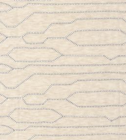 Cortege Fabric by Casamance Naturel Noir