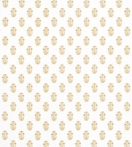 Corwin Fabric by Thibaut Gold on White