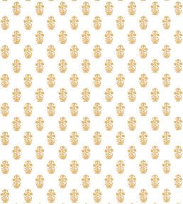 Corwin Wallpaper by Thibaut Gold on White